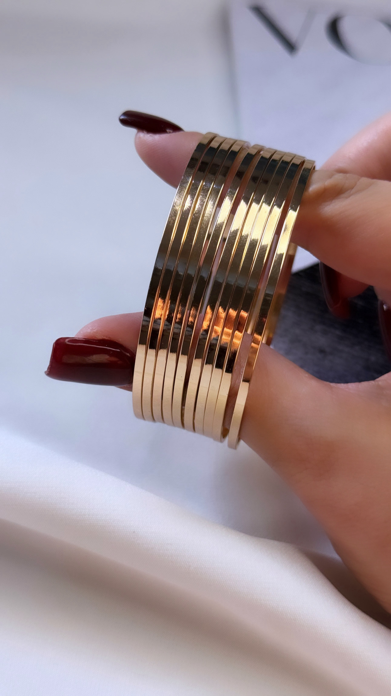 النگو اینه ای طرح طلا